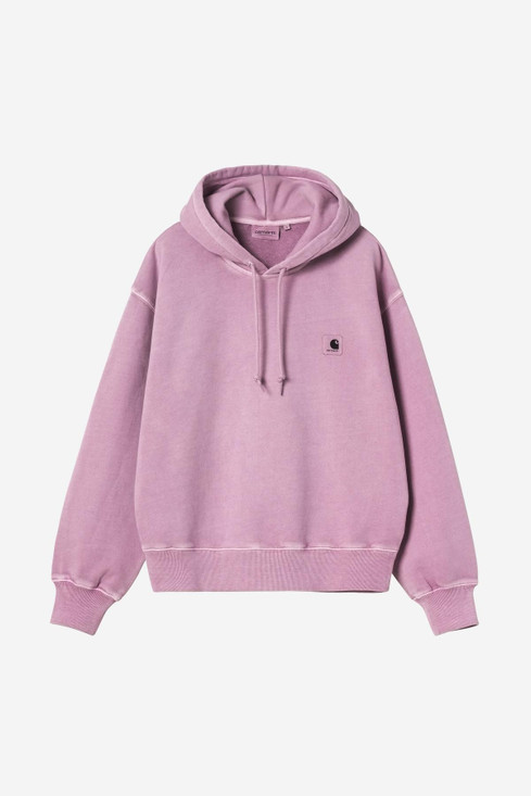 Carhartt - W' Hooded nelson sweatshirt gentle purple, garment dyed