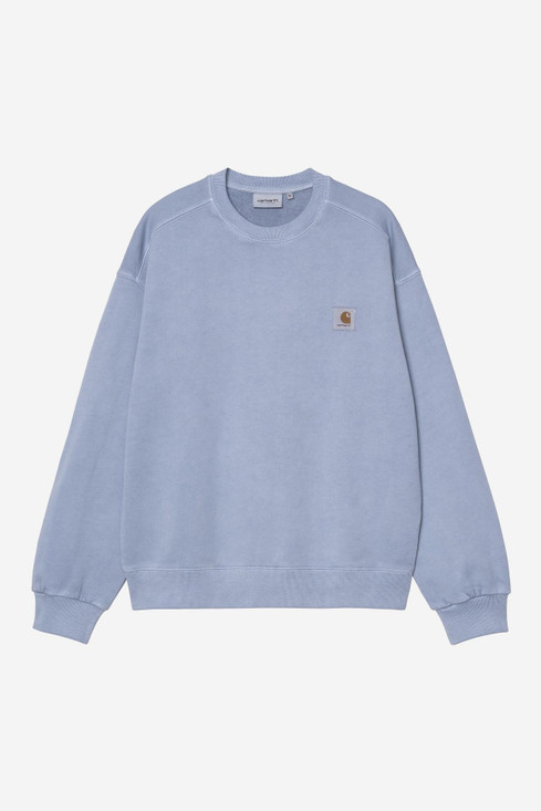 Carhartt - Nelson sweatshirt gentle blue, garment dyed