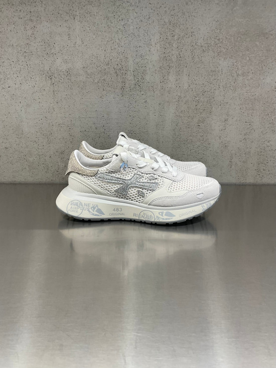 Premiata - Sneakers Laury argento e bianco