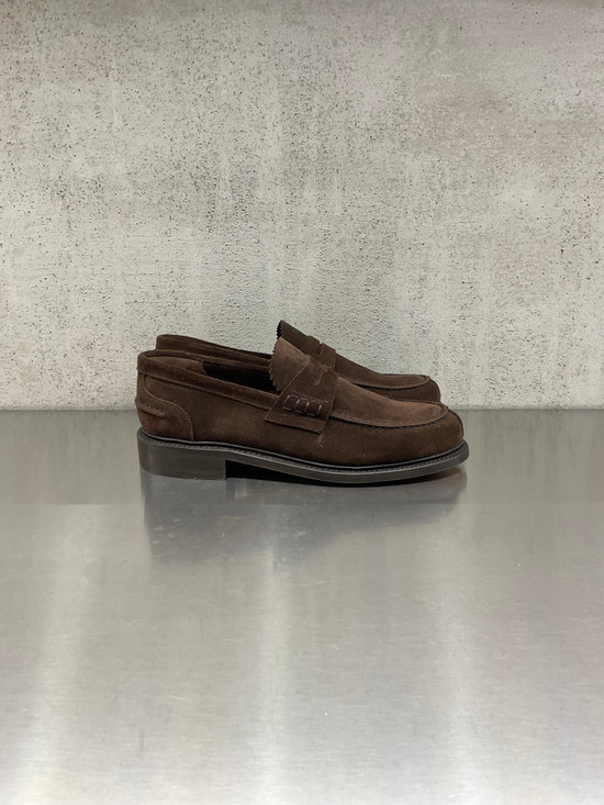 Berwick 1707 - Mocassino Repello 5169 in pelle scamosciata testa di moro