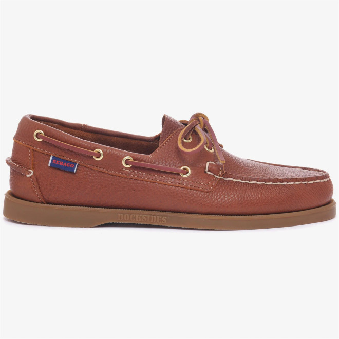Sebago - Mocassino Portland Artisan Adirondak uomo in pelle saddle-gum