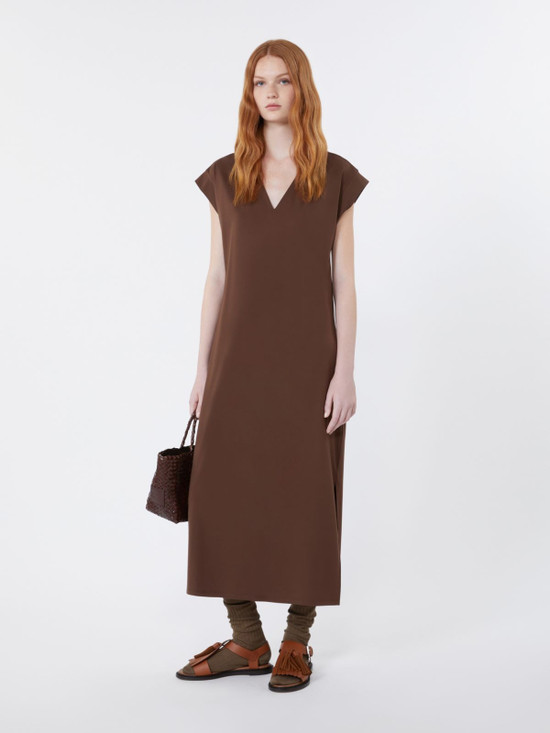 Max Mara Weekend - Abito Mirto in jersey cioccolato