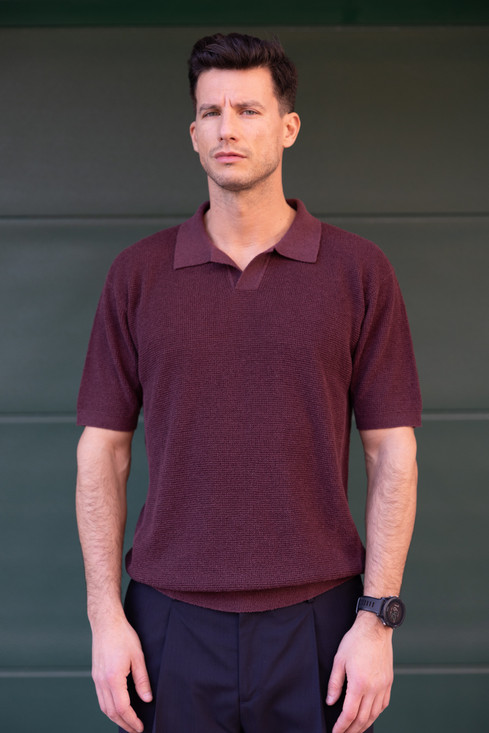 Roberto Collina - Polo punto texture fico