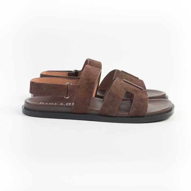 Bibi Lou - Sandalo in pelle scamosciata marrone