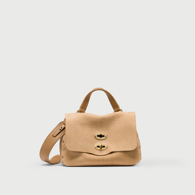 Zanellato - Borsa Postina Jones baby in nabuk beige San Gimignano