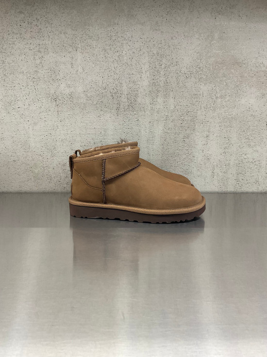 UGG - Boot classic ultra mini nubuck nocciola scuro - dark chestnut - DARKCHE