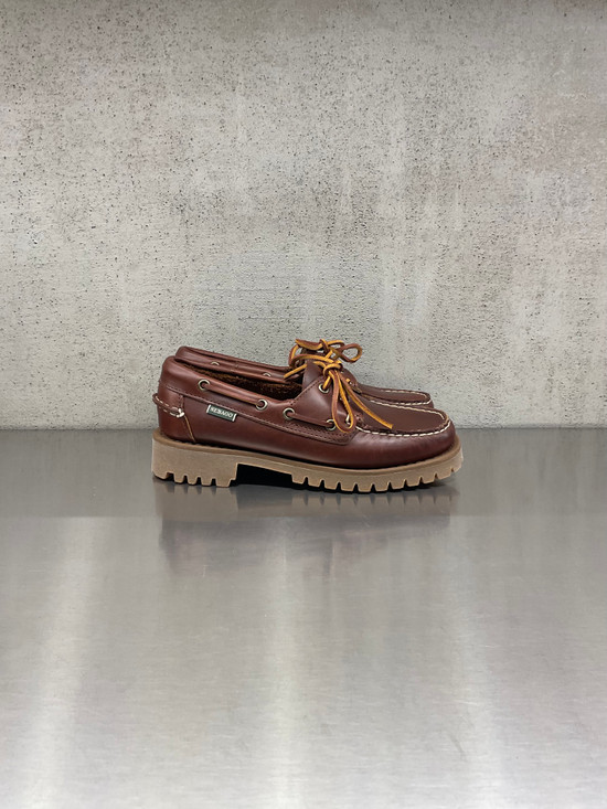 Sebago - Mocassino Ranger Waxy da donna in pelle Brown-gum - brown - brown dk ocra