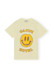 Ganni - T-shirt gialla con logo