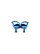 Sergio Levantesi - Slingback Chantal in vernice blu elettrico