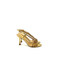 Chantal - Sandalo gioiello oro con strass