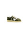 Golden Goose - Ball Star uomo in suede verde oliva e stella argento