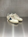 Golden Goose - Super-Star uomo in pelle panna con stella blu notte