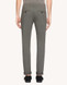 Dondup - Pantaloni Gaubert slim in gabardina leggera fumo