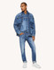 Dondup - Jeans Icon regular in denim fisso blu lavaggio medio vintage pulito