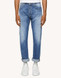 Dondup - Jeans Icon regular in denim fisso blu lavaggio medio vintage pulito