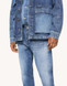 Dondup - Jeans Icon regular in denim fisso blu lavaggio medio vintage pulito