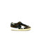 Golden Goose - Super-Star uomo in pelle nera e suede testa di moro