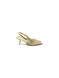 Le Silla - Slingback Gilda gioiello rete nude skin