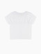 8pm - T-shirt Avarua a corsetto in jersey di cotone bianco
