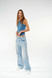Icon Denim - Jeans Bea wide leg vita bassa lavaggio blu chiaro