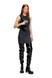 Diesel - Abito corto De-Ferriz-Fsd in denim grigio con placca oval D  cut-out