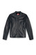 Diesel - Giacca biker L-Carver in pelle con logo a rilievo