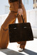 Roberto Del Carlo - Borsa Alida in suede marrone
