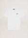 Golden Goose - T-shirt bianca Collezione Star con logo e stella nera a contrasto