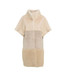 Bully - Cappotto senza maniche in ecopelliccia beige