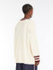 Max Mara Weekend - Vicolo - Cardigan in filato di cotone burro e profili bordeaux
