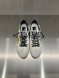 Golden Goose - Ball Star uomo in pelle bianca con stella ocra e talloncino blu avio