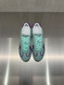 Alohas - Sneakers Tb.490 in suede verde acqua con dettagli viola