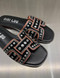 Bibi Lou - Ciabattina Holly Flat in pelle nera con borchie