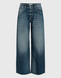 Icon Denim - Jeans Bea a gamba larga e vita bassa lavaggio blu slavato