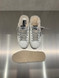Golden Goose - Super-Star sabot donna in pelle bianca con stella glitterata argento e fodera in shearling