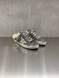 Golden Goose - Super-Star sabot donna con glitter oro e nero e fodera in shearling