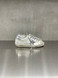 Golden Goose - Super-Star donna in pelle bianca e grigia con stella in cavallino zebrato
