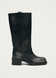 Alohas - Stivali Sajan in pelle vintage nera