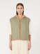 Max Mara Weekend - Gilet Levante reversibile in tela antigoccia caramello e verde