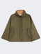 Max Mara Weekend - Giacca Ronco reversibile in tela antigoccia verde kaki e caramello
