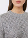 Max Mara Studio - Maglia boxy Ellade in lana e cachemire con paillette grigia