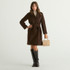 Max Mara Weekend - Cappotto corte in lana cioccolato