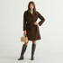 Max Mara Weekend - Cappotto corte in lana cioccolato