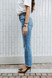 Golden Goose - Jeans cropped flare donna  in denim lavaggio blu medio