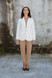 8PM - Blazer Zuleika in velluto a coste latte