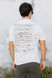 Golden Goose - T-shirt da uomo con stampa sul cuore e sul retro dall'effetto lived-in