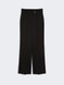 Sportmax - Pantalone flare nero in tela di lana stretch