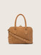 Golden Goose - Vita Bag in suede color cammello e dettagli oro
