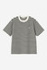 Carhartt - T-shirt W' S/S Ezra ezra stripe black / wax