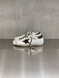 Golden Goose - Super-Star donna in pelle bianca con stella e talloncino in glitter testa di moro